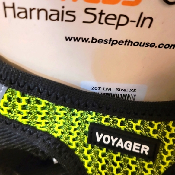 Voyager (COPY) Vest Harness for Small Pets by Best Pet Supplies - Lime/Green,XS - Picture 8 of 10